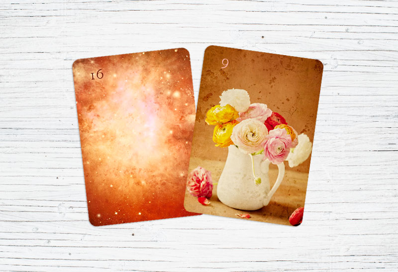 Deutung Der Lenormandkarten Kombination Sterne Und Blumen Lenormand Blog Von Kathleen Bergmann