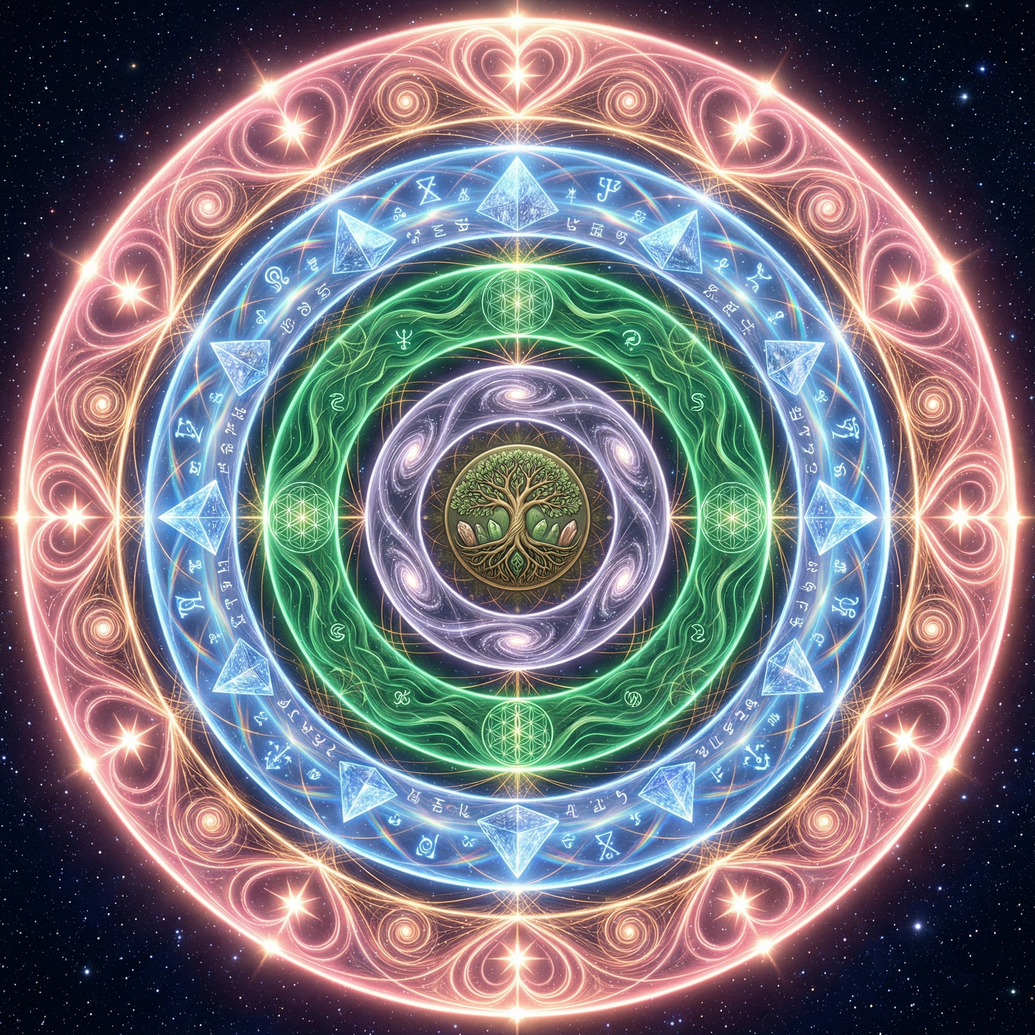 Beispiel Sternenmandala